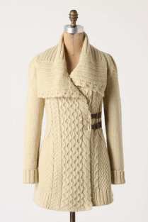 Blanched & Buckled Cardigan - Anthropologie