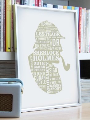 Elementary! A2 Typographic print - Typaprint